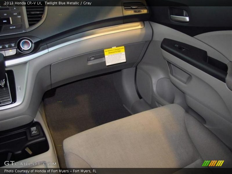 Twilight Blue Metallic / Gray 2013 Honda CR-V LX