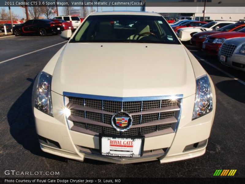 Vanilla Latte Metallic / Cashmere/Cocoa 2011 Cadillac CTS 3.6 Sport Wagon