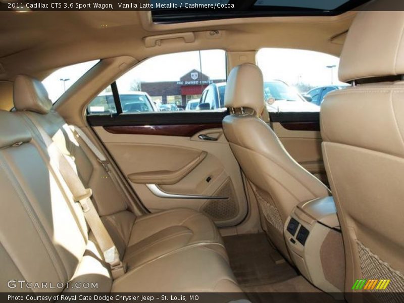 Rear Seat of 2011 CTS 3.6 Sport Wagon