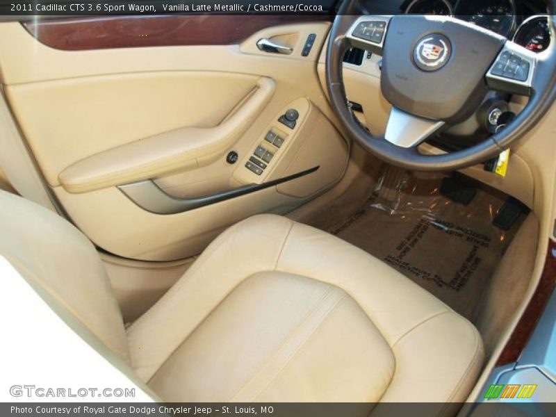 Vanilla Latte Metallic / Cashmere/Cocoa 2011 Cadillac CTS 3.6 Sport Wagon