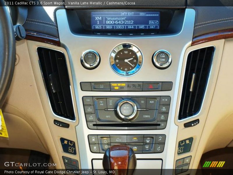 Controls of 2011 CTS 3.6 Sport Wagon