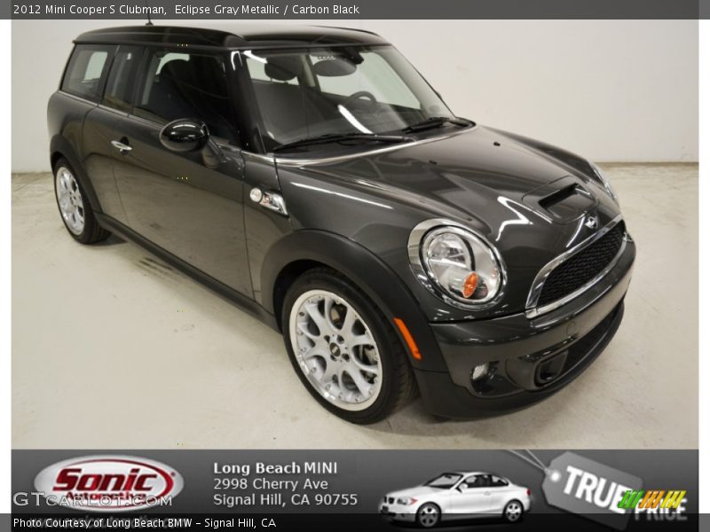 Eclipse Gray Metallic / Carbon Black 2012 Mini Cooper S Clubman