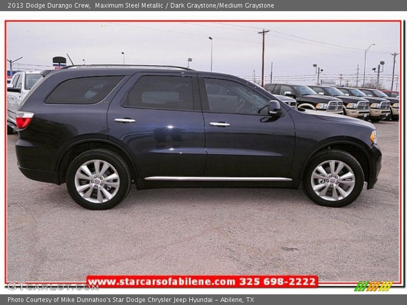 Maximum Steel Metallic / Dark Graystone/Medium Graystone 2013 Dodge Durango Crew