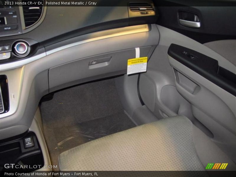 Polished Metal Metallic / Gray 2013 Honda CR-V EX