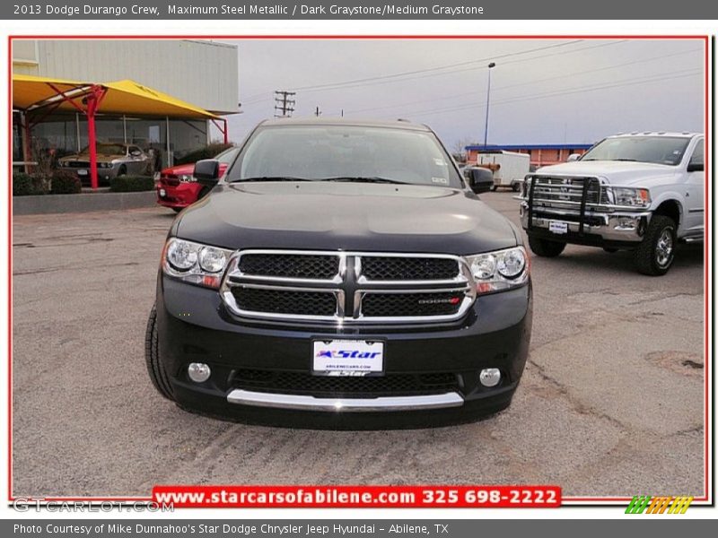 Maximum Steel Metallic / Dark Graystone/Medium Graystone 2013 Dodge Durango Crew