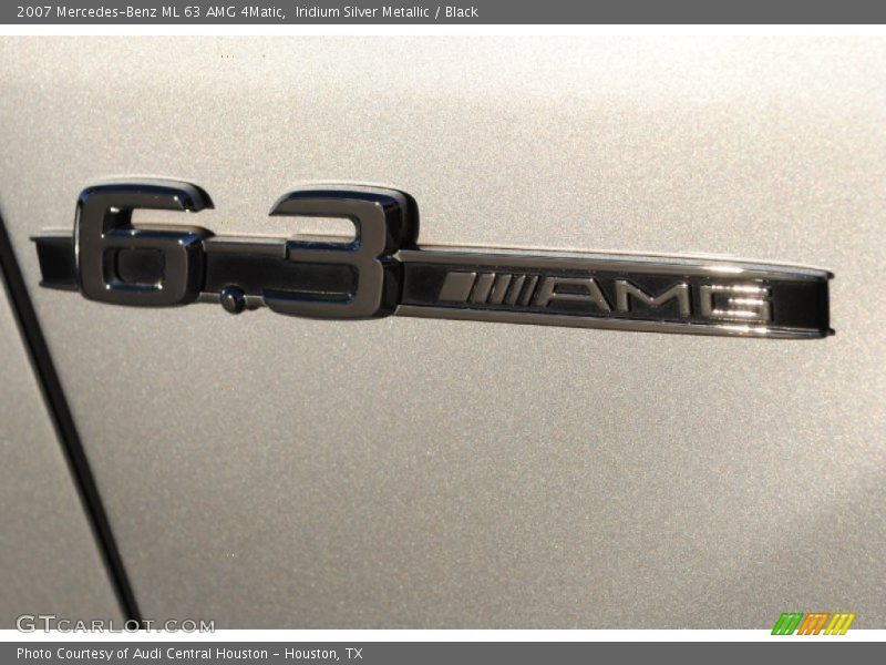 Iridium Silver Metallic / Black 2007 Mercedes-Benz ML 63 AMG 4Matic