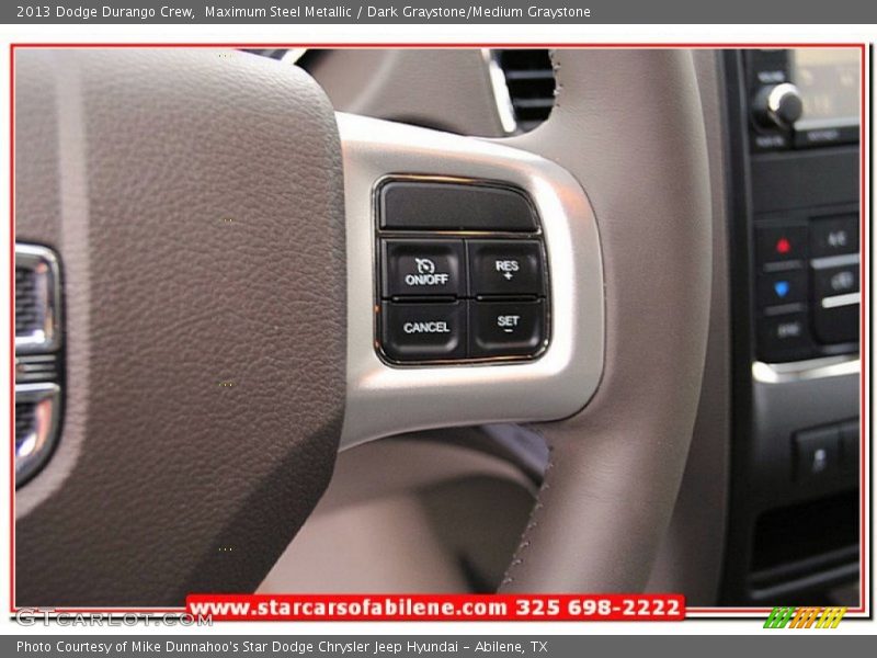 Maximum Steel Metallic / Dark Graystone/Medium Graystone 2013 Dodge Durango Crew