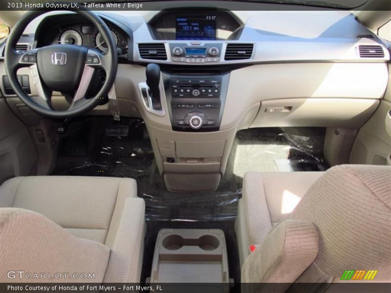 Taffeta White / Beige 2013 Honda Odyssey LX