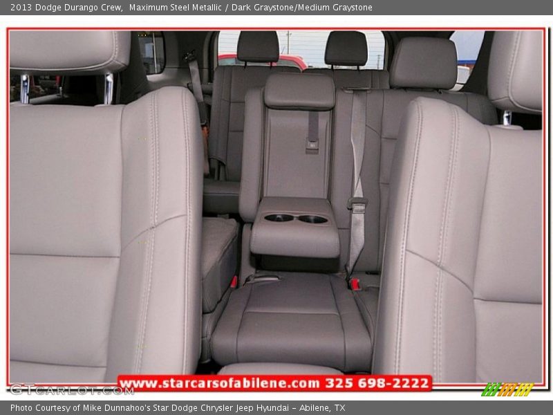 Maximum Steel Metallic / Dark Graystone/Medium Graystone 2013 Dodge Durango Crew