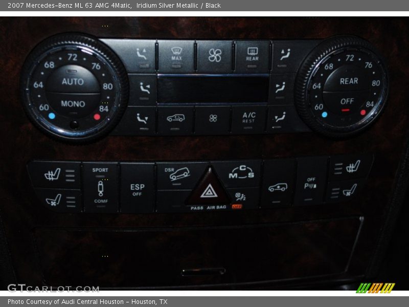 Controls of 2007 ML 63 AMG 4Matic