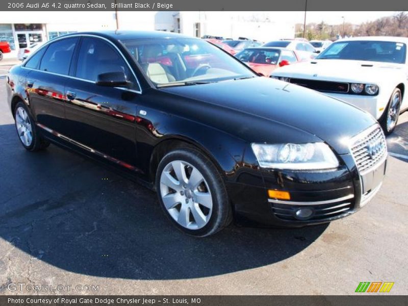 Front 3/4 View of 2006 A6 4.2 quattro Sedan