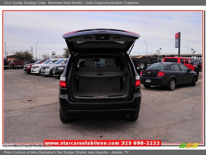 Maximum Steel Metallic / Dark Graystone/Medium Graystone 2013 Dodge Durango Crew