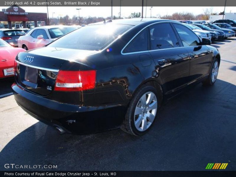 Brilliant Black / Beige 2006 Audi A6 4.2 quattro Sedan