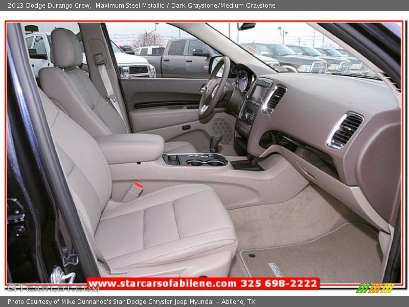 Maximum Steel Metallic / Dark Graystone/Medium Graystone 2013 Dodge Durango Crew