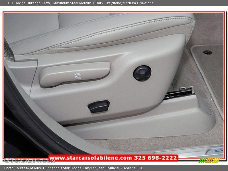 Maximum Steel Metallic / Dark Graystone/Medium Graystone 2013 Dodge Durango Crew