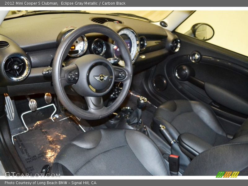 Eclipse Gray Metallic / Carbon Black 2012 Mini Cooper S Clubman