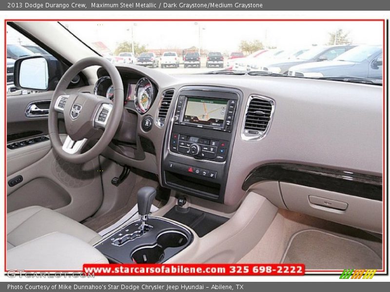 Maximum Steel Metallic / Dark Graystone/Medium Graystone 2013 Dodge Durango Crew