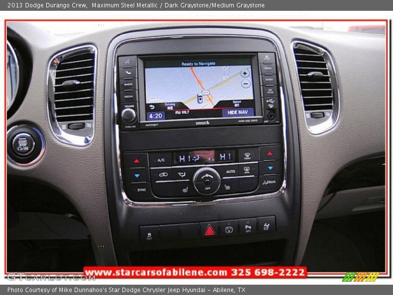 Maximum Steel Metallic / Dark Graystone/Medium Graystone 2013 Dodge Durango Crew