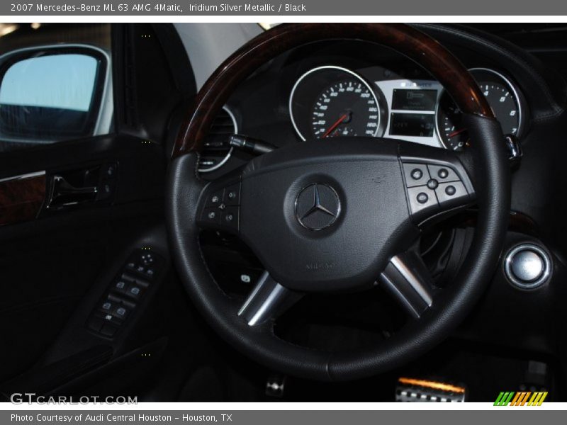 Iridium Silver Metallic / Black 2007 Mercedes-Benz ML 63 AMG 4Matic