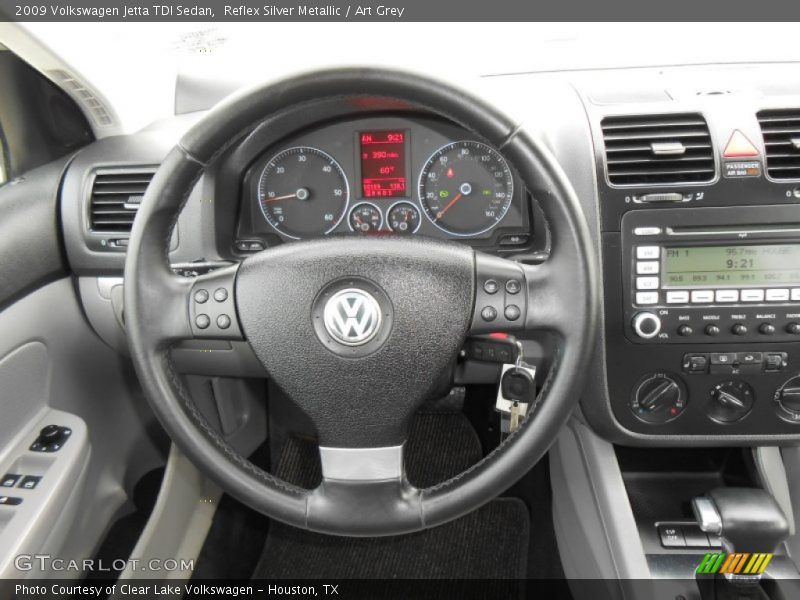 Reflex Silver Metallic / Art Grey 2009 Volkswagen Jetta TDI Sedan