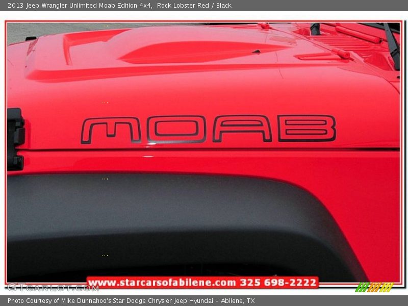 Rock Lobster Red / Black 2013 Jeep Wrangler Unlimited Moab Edition 4x4
