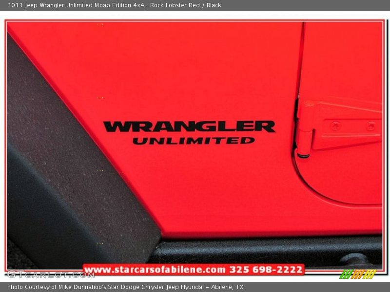 Rock Lobster Red / Black 2013 Jeep Wrangler Unlimited Moab Edition 4x4