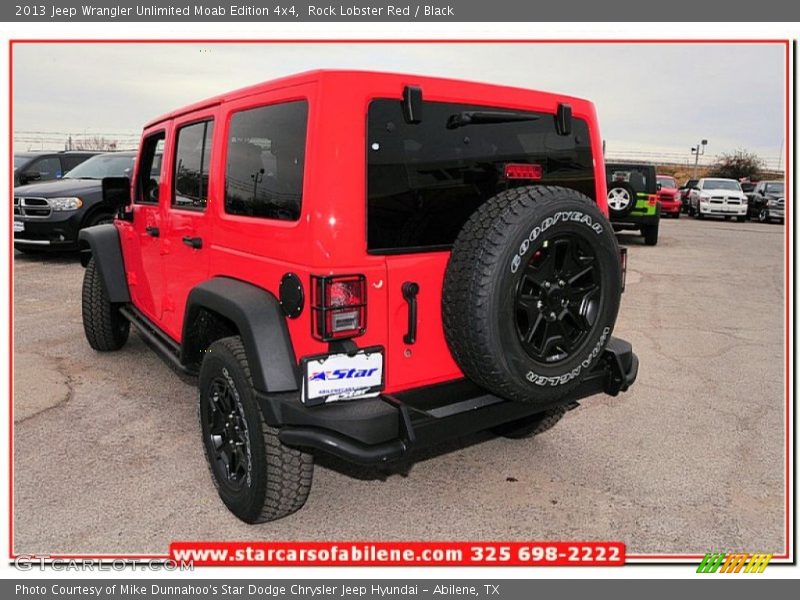 Rock Lobster Red / Black 2013 Jeep Wrangler Unlimited Moab Edition 4x4