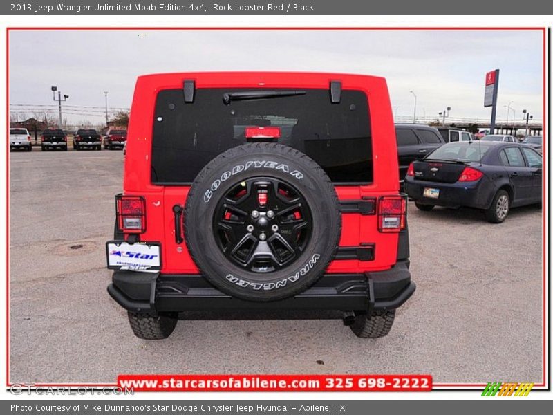 Rock Lobster Red / Black 2013 Jeep Wrangler Unlimited Moab Edition 4x4