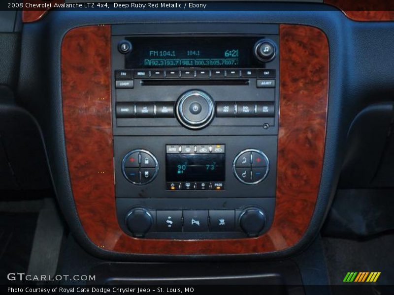Deep Ruby Red Metallic / Ebony 2008 Chevrolet Avalanche LTZ 4x4