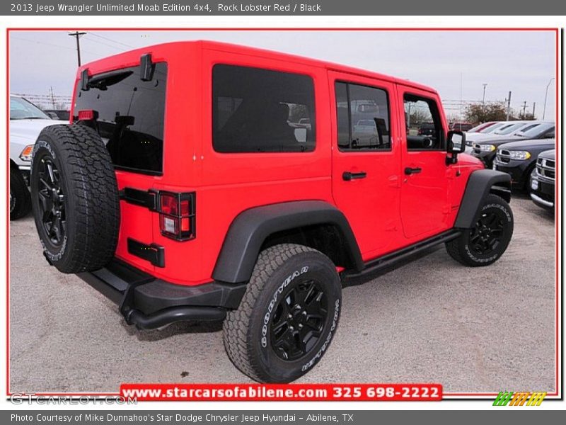 Rock Lobster Red / Black 2013 Jeep Wrangler Unlimited Moab Edition 4x4