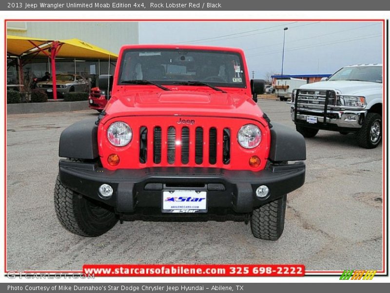 Rock Lobster Red / Black 2013 Jeep Wrangler Unlimited Moab Edition 4x4