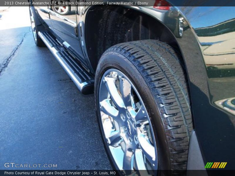 Fairway Metallic / Ebony 2013 Chevrolet Avalanche LTZ 4x4 Black Diamond Edition