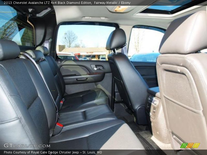 Fairway Metallic / Ebony 2013 Chevrolet Avalanche LTZ 4x4 Black Diamond Edition
