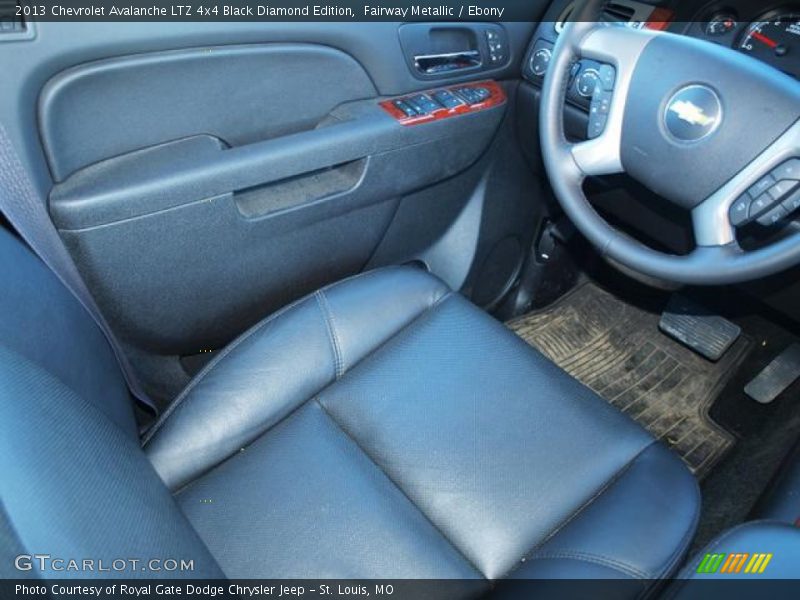 Fairway Metallic / Ebony 2013 Chevrolet Avalanche LTZ 4x4 Black Diamond Edition