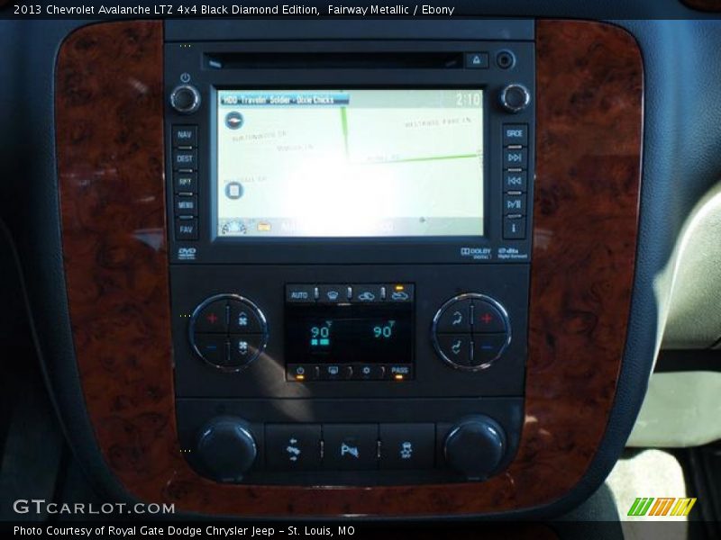 Fairway Metallic / Ebony 2013 Chevrolet Avalanche LTZ 4x4 Black Diamond Edition