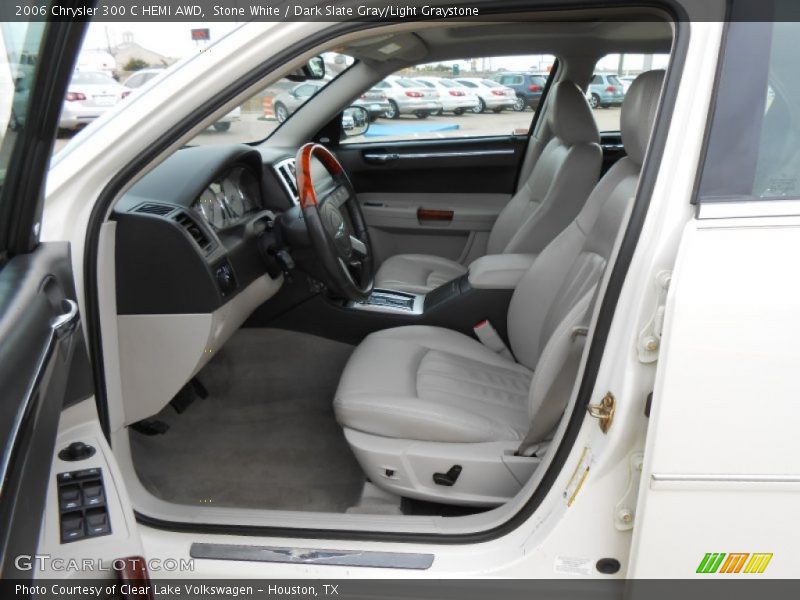 Stone White / Dark Slate Gray/Light Graystone 2006 Chrysler 300 C HEMI AWD