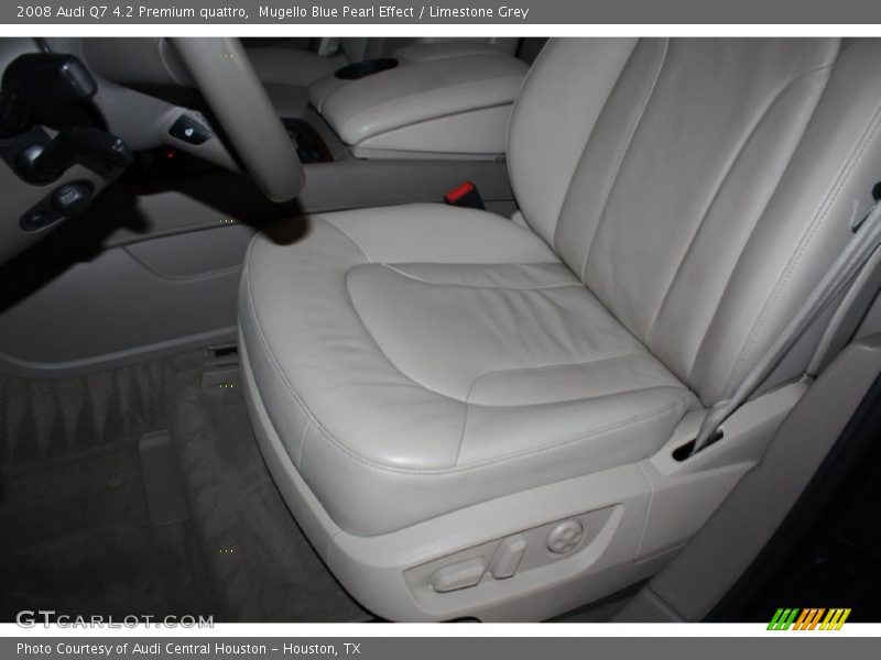 Mugello Blue Pearl Effect / Limestone Grey 2008 Audi Q7 4.2 Premium quattro