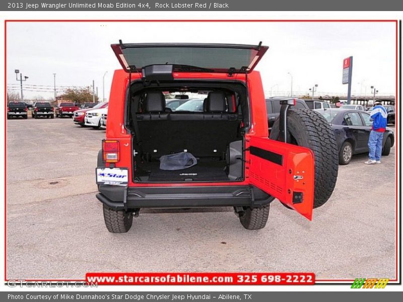 Rock Lobster Red / Black 2013 Jeep Wrangler Unlimited Moab Edition 4x4