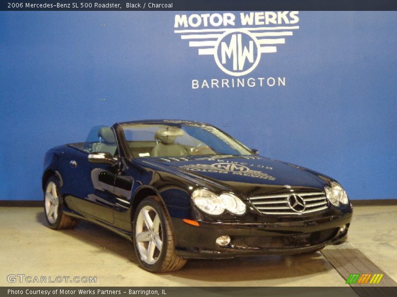 Black / Charcoal 2006 Mercedes-Benz SL 500 Roadster