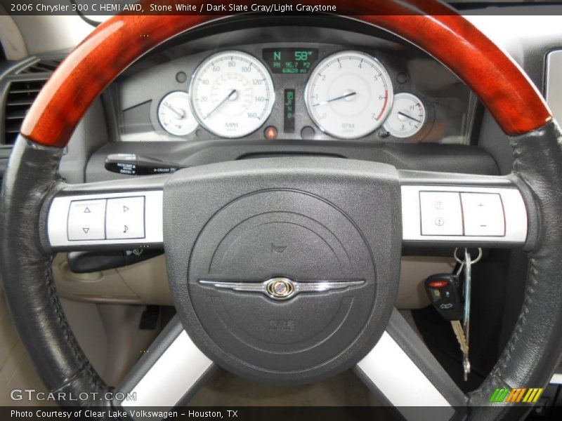 Stone White / Dark Slate Gray/Light Graystone 2006 Chrysler 300 C HEMI AWD