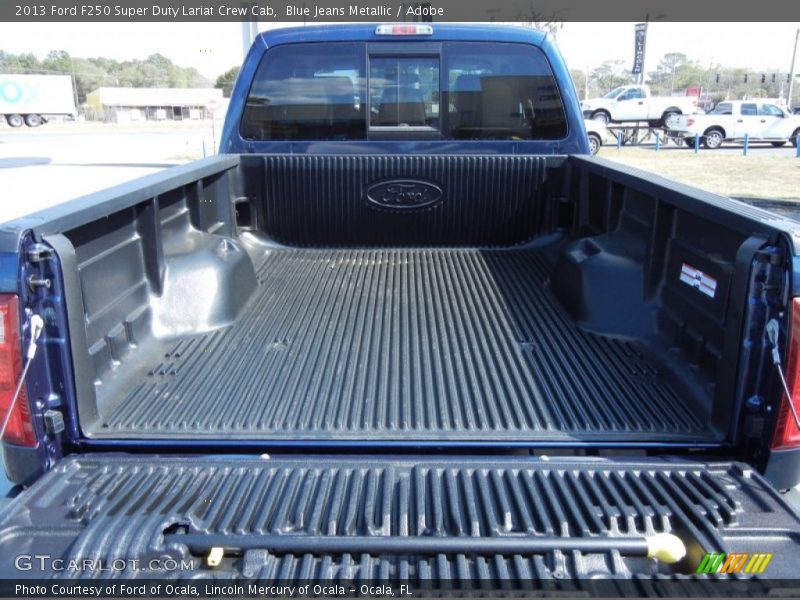 Blue Jeans Metallic / Adobe 2013 Ford F250 Super Duty Lariat Crew Cab