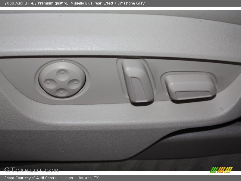 Mugello Blue Pearl Effect / Limestone Grey 2008 Audi Q7 4.2 Premium quattro