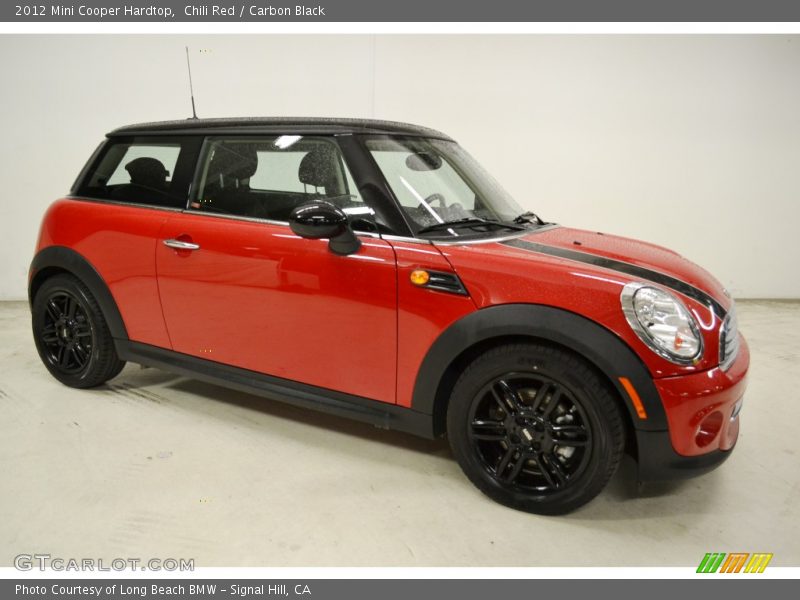 Chili Red / Carbon Black 2012 Mini Cooper Hardtop