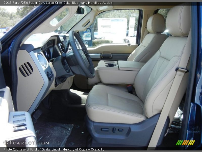  2013 F250 Super Duty Lariat Crew Cab Adobe Interior