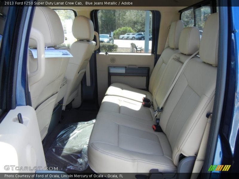Rear Seat of 2013 F250 Super Duty Lariat Crew Cab