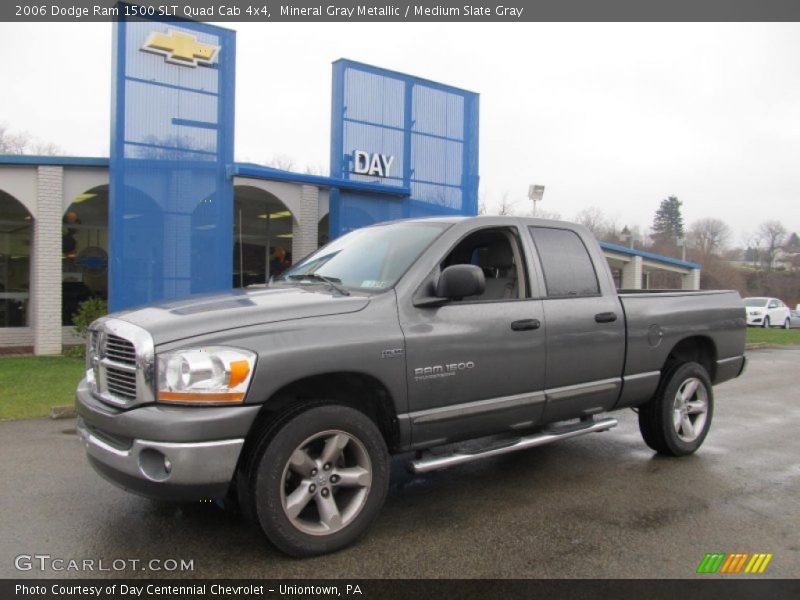 Mineral Gray Metallic / Medium Slate Gray 2006 Dodge Ram 1500 SLT Quad Cab 4x4