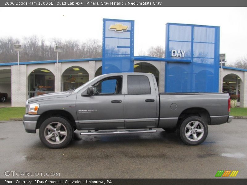 Mineral Gray Metallic / Medium Slate Gray 2006 Dodge Ram 1500 SLT Quad Cab 4x4