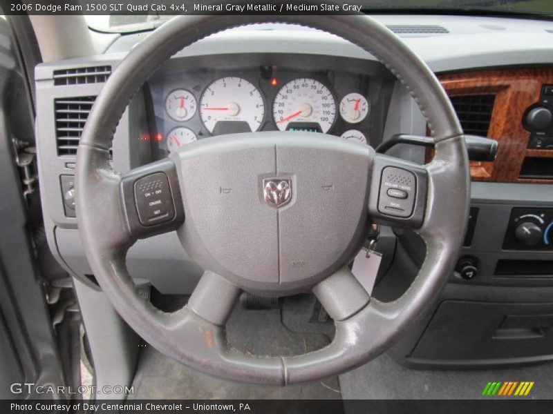 Mineral Gray Metallic / Medium Slate Gray 2006 Dodge Ram 1500 SLT Quad Cab 4x4