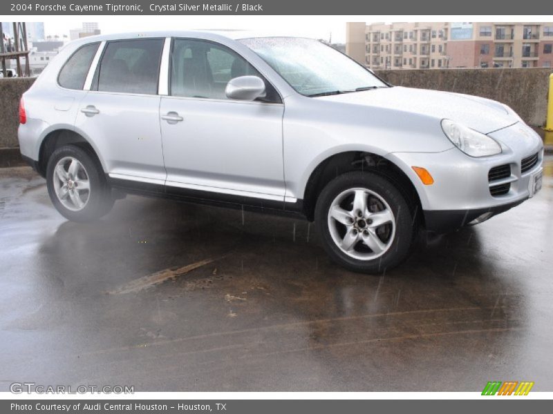 Crystal Silver Metallic / Black 2004 Porsche Cayenne Tiptronic