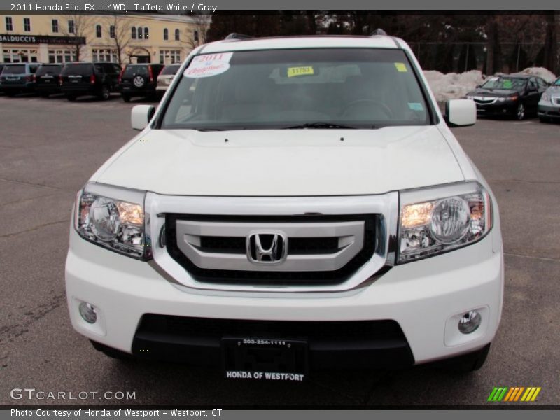 Taffeta White / Gray 2011 Honda Pilot EX-L 4WD